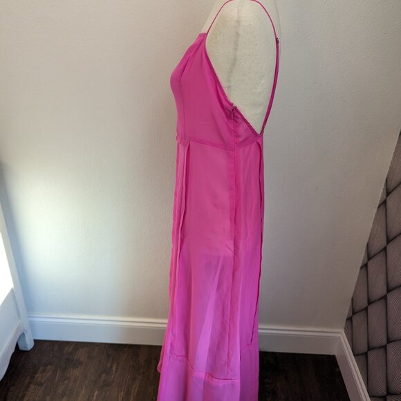 Anthropologie Sheer Paneled Midi Dress - Picture 6 of 11